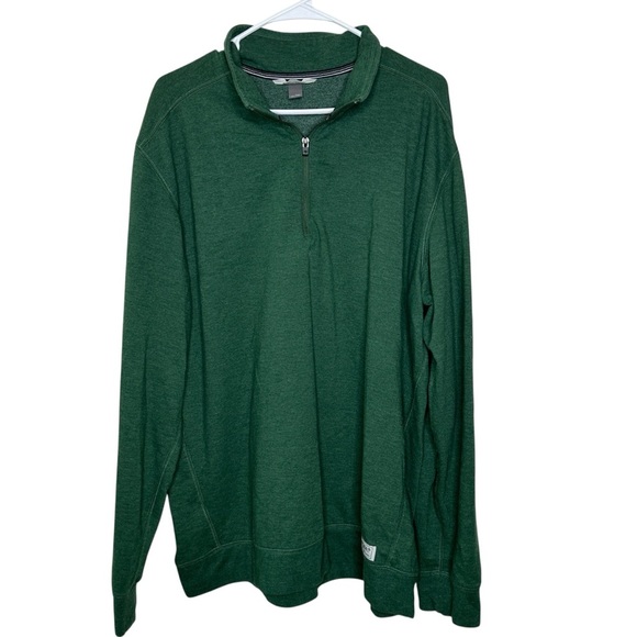 Eddie Bauer Men's Deep Green Turtleneck Sweater - Picture 1 of 5